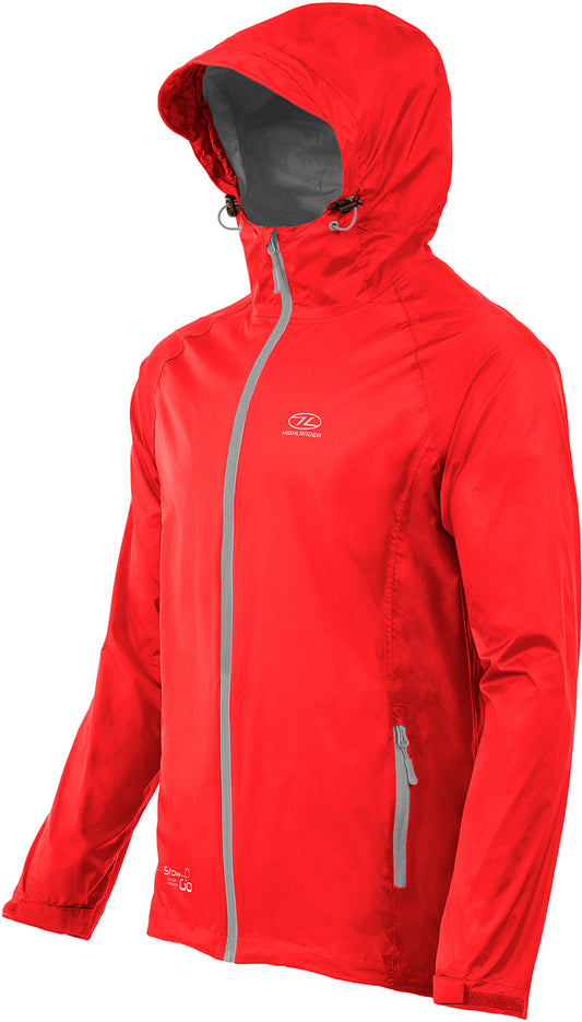 Вітрівка чоловіча Highlander Stow & Go Pack Away Rain Jacket 6000 mm Red XL (JAC077-RD-XL)