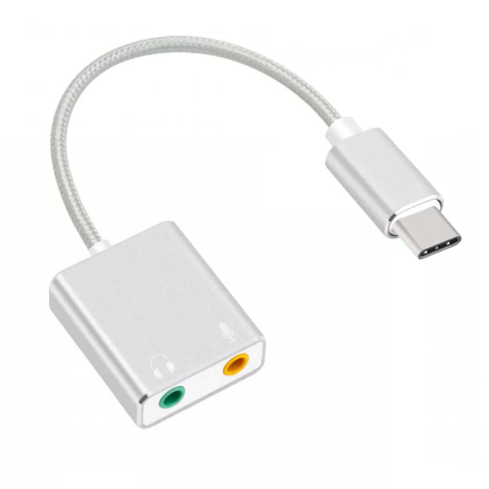 Кабели переходники USB Type C - Sound Card