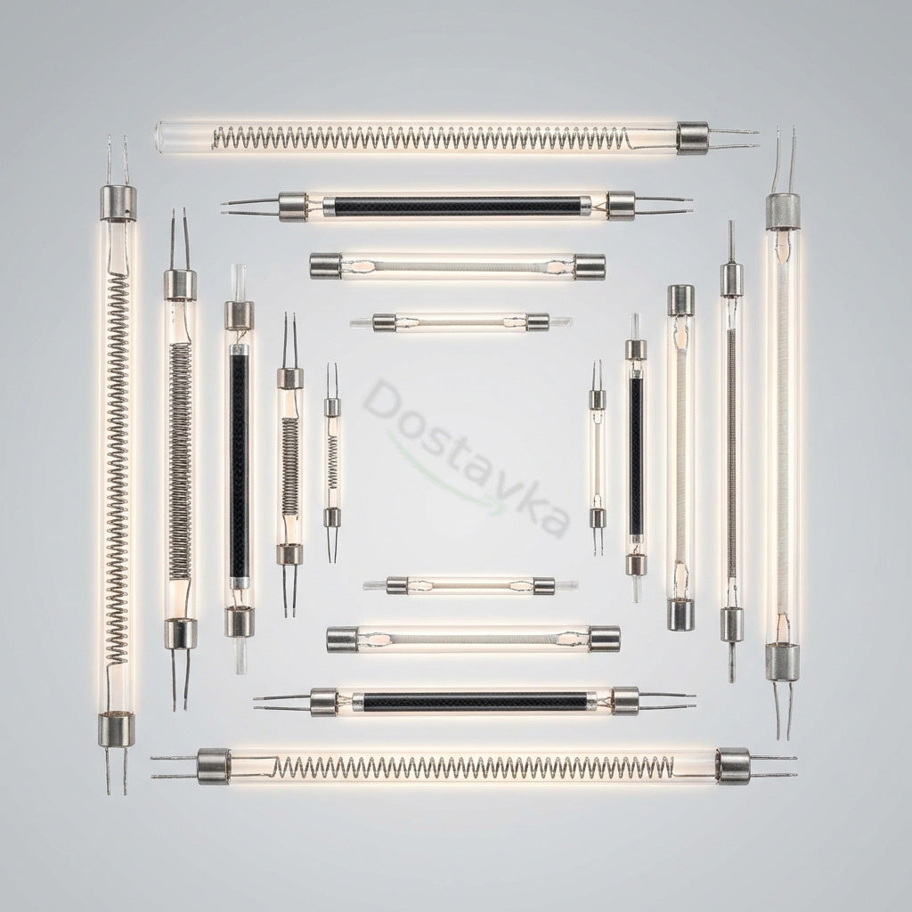 Нагревательные тены в термостеклянной трубке