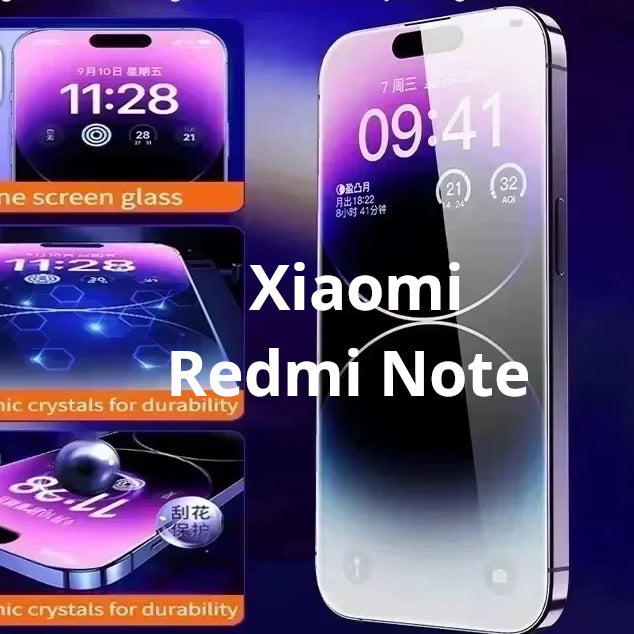 Защитные стекла экрана смартфонов Xiaomi Redmi Note
