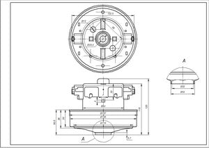 Двигун для пилососа Samsung DJ31-00067P 1800W D=135/84mm H=35/111mm (з виступом)