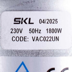 Двигун для пилососа VAC022UN SKL D=130/84 mm H=29/109 mm 1800 W