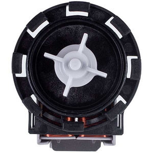 Помпа (насос) для пральної машини YPW1004 Drain Pump 40 Вт P25-1E (контакти роздільні ззаду; на 8 засувок)