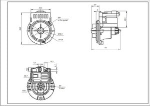 Помпа (насос) для пральної машини Askoll 40W M325 RS0789 C00526201 (мідна обмотка)