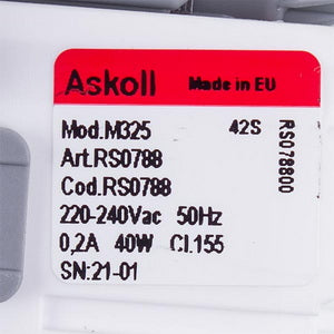 Помпа (насос) для пральної машини Askoll 40W M325 RS0789 C00526201 (мідна обмотка)