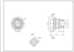 Муфта запобіжна для м&aposясорубки Bosch 00418076 (без отвору)