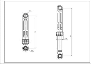 Амортизатор для пральної машини Samsung 70N DC66-00531A