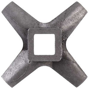 Ніж для м'ясорубки Zelmer 00631383 NR5 86.1007 D=47mm s=9mm Відвір=9.5x9.5mm