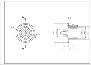 Муфта запобіжна для м&aposясорубки Philips 996500043314 HR3955/01 білий