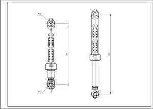 Амортизатор для пральної машини Gorenje 120N 111818