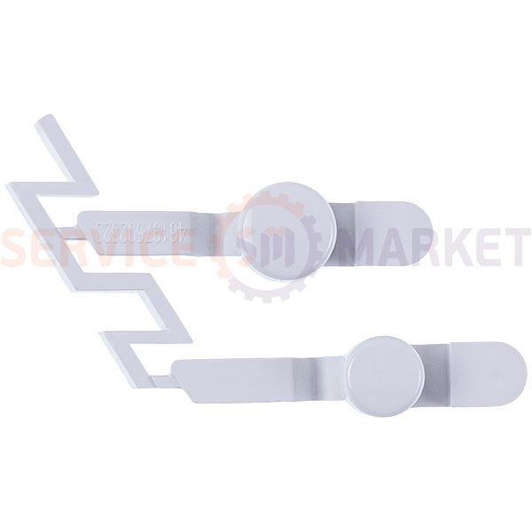 Декоративна кнопка "старт/скидання" для прання. машини Whirlpool білий