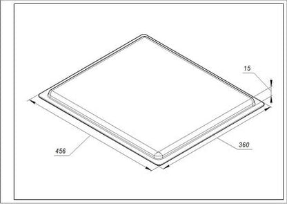 Емальоване деко AC018 для духовки Gorenje 242132