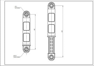 Амортизатор бака стиральної машини Electrolux Zanussi 1322553510 60N 11mm