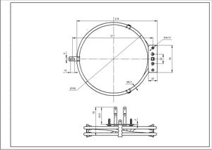 Тен конвекции (круглый) для духовки Ardo 524011800 2000W