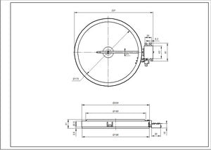 Конфорка для склокерамічної поверхні Electrolux D=180mm 1800W 3740636216