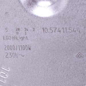 Конфорка для склокерамічної поверхні Electrolux 3740638212 D=140mm (з розш. зоною L=250mm) 2000/1100W