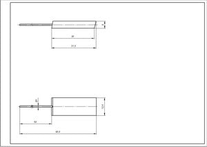 Щітки двигуна (2 шт) для пральної машини Whirlpool 481281719413 12.5x5x33mm (без корпуса)