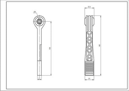 Поршень для амортизатора пральної машини Bosch 00673541 (2 шт.) L=150mm D отвору=8mm
