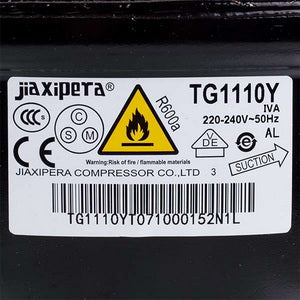 Компресор для холодильника Electrolux 8087948066 JIAXIPERA TG1110Y R600а 220-240V (з пусковим реле)
