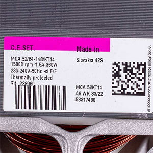 Двигун для пральної машини автомат Gorenje 228960 MCA 52KT14 15000RPM 230V 1.5A 360W