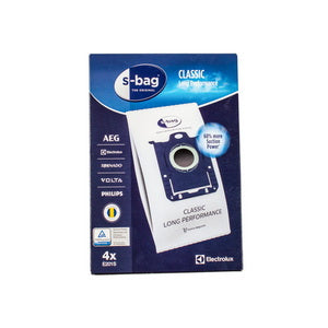 Набір мішків E201S S-BAG (4 шт) для пилососів Electrolux 900168458 (9001684589) з мікроволокна