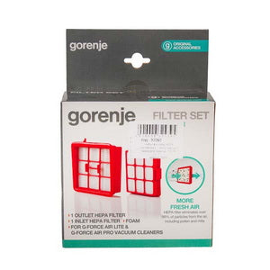 Набір фільтрів HEPA (контейнера + вихідний) для пілососу Gorenje 732741