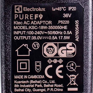 Адаптер для акумуляторного пилососа Electrolux KSC-18W-350050HE 36V 140076054059