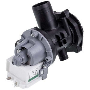 Сливной насос для стиральной машины Ariston Indesit Whirlpool Hotpoint-Ariston (в сборе) (раздельные контакты)