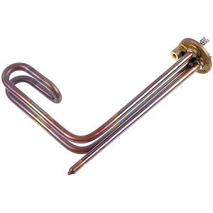 Тен фланцевий для бойлера Ariston 65114900 1200W (мідний) фланець 48mm, L-170mm (під анод M5)