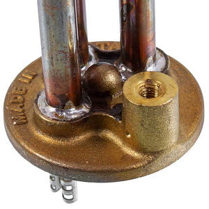 Тен фланцевий для бойлера Ariston 65114900 1200W (мідний) фланець 48mm, L-170mm (під анод M5)