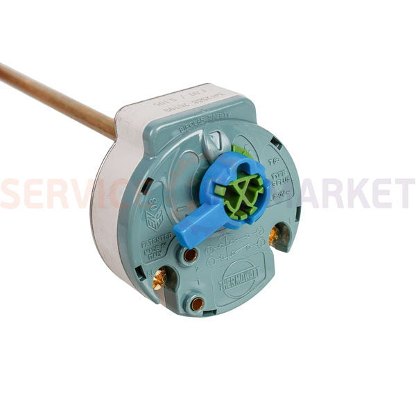 Термостат 2019B 16A 250V, стержень L=450mm, F.60/S.105°C выходы на ламп. Thermowatt Ariston