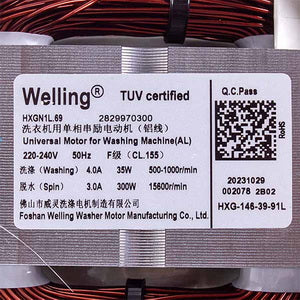Двигун для пральної машини автомат Beko 2829970300 HXGN1L.69 15600RPM 240V 3.0A 300W