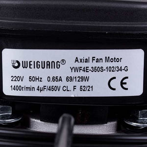 Осьовий вентилятор Weiguang YWF4E-350-S-102/34-G 220V 1380rpm 2270 м3/год
