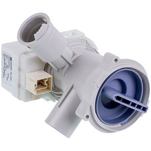 Помпа (насос) для пральної машини Bosch 00146083 Hanning (в зборі) 30 Вт DP020-062 (контакти спарені спереду)