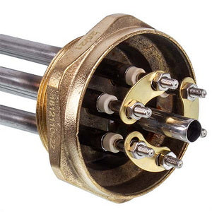 Блок тенів 7,5 кВт 380V (нержавіюча сталь) L=325mm гайка 2" для електричного котла SANAL