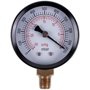 Манометр (вакуумметр) VALUE  310500104 (D корпусу= 50mm, підключення знизу)