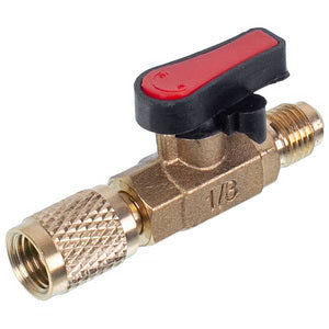 Кран прямий для заправки фреону R600 (1/4&apos&apos) RTM BV-01