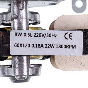 Тангенційний вентилятор BW L=120mm D крильчатки=60mm