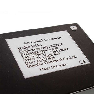 Конденсатор (теплообмінник) із вентилятором CD-4.4 1,3kW H=280mm L=360mm