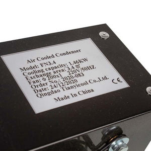 Конденсатор (теплообмінник) із вентилятором CD-3.4 1kW H=230mm L=320mm