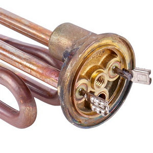 Тен фланцевий для бойлера Ariston 65102465 2500W (мідний) L=450mm фланець 125mm (під анод M8)