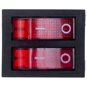 Вимикач (подвійний) для бойлера Balcik KCD6 (250V, 16A), 6 контактів