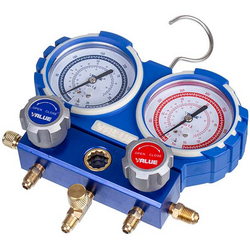 Манометричний колектор 2-вентильний VMG-2 R32 (R32) Value + шланги 3шт.x900mm