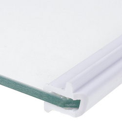 Полиця морозильної камери для холодильника Gorenje HK1868867 300x250x12mm (скляна, з обрамленням)