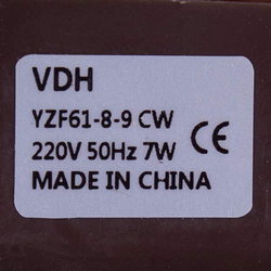 Двигун вентилятора для холодильника &apos&aposNo Frost&apos&apos YZF61-8-9 7W 220V, вал L=30mm D=3.2mm