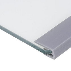 Полиця верхня для холодильника Whirlpool 481010667591 485x345mm (скляна з обрамленням)