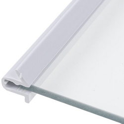 Полиця верхня для холодильника Whirlpool 481010667591 485x345mm (скляна з обрамленням)