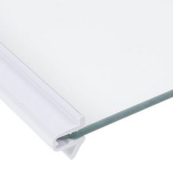 Полиця верхня для холодильника Whirlpool 481010667591 485x345mm (скляна з обрамленням)