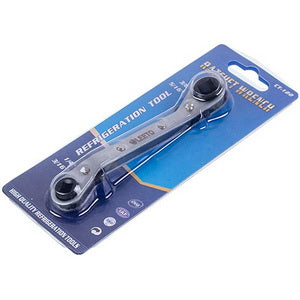 Ключ холодильний храповий LEETO LRT-301L (1/4” 3/16” 5/16” 3/8”)