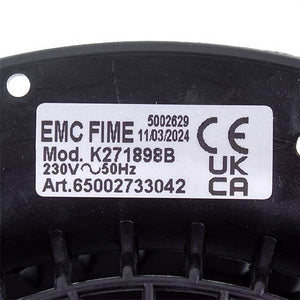 Двигун (мотор) для витяжки K271898B 135W 220-240V D=187mm (3 швидкості)